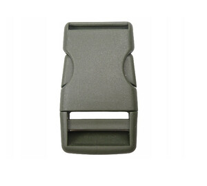 Klamra zatrzaskowa plastikowa 30 mm / 10 sztuk oliwka
